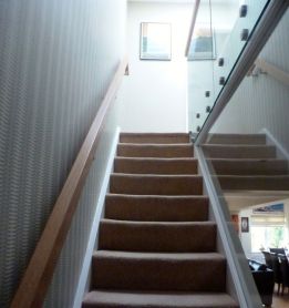 stairwell with glass balustrade tulse hill